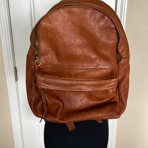 NWOT-Madewell Genuine Leather Backpack!!